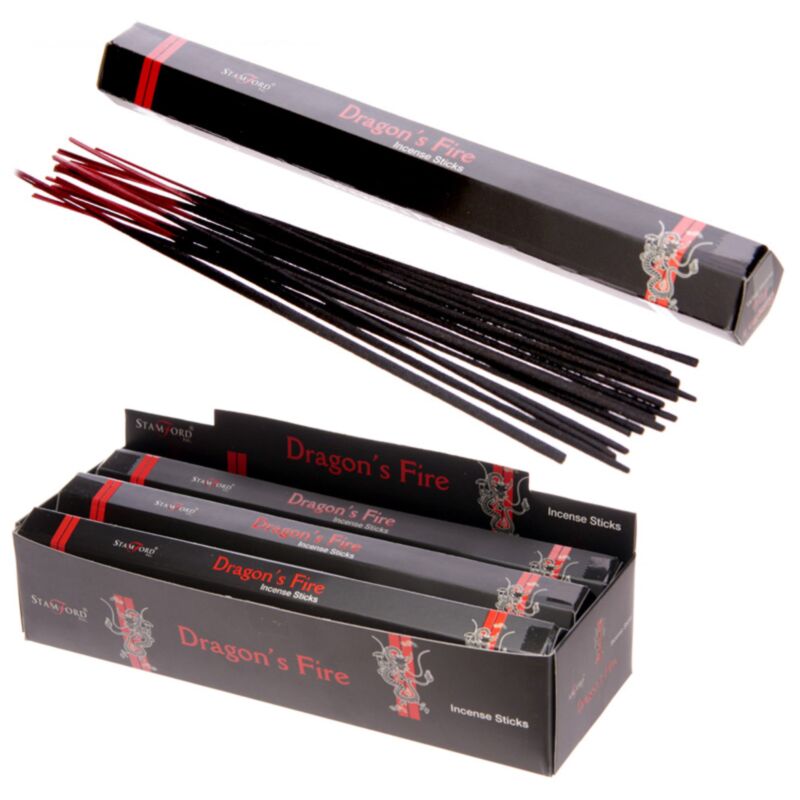 37128 dragons fire - stamford black wierook stokjes