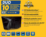 Vk duo fiets pyjama hoes overtrek zwart