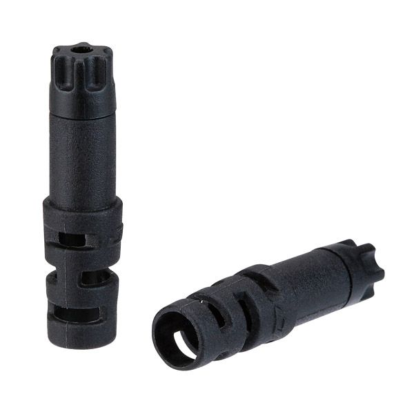 Jagwire end caps anti-kink - 5mm brake - plastic (30pcs) - black