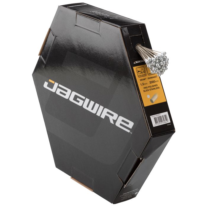 Jagwire road brake cable - pro polished slick stainless - 1.5x2000mm - sram shimano (50pcs)