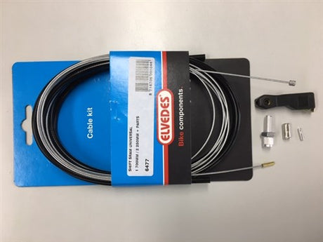 Versnellingskabelset Elvedes SRAM universeel 1700 2250mm verzinkt - zwart (op kaart)