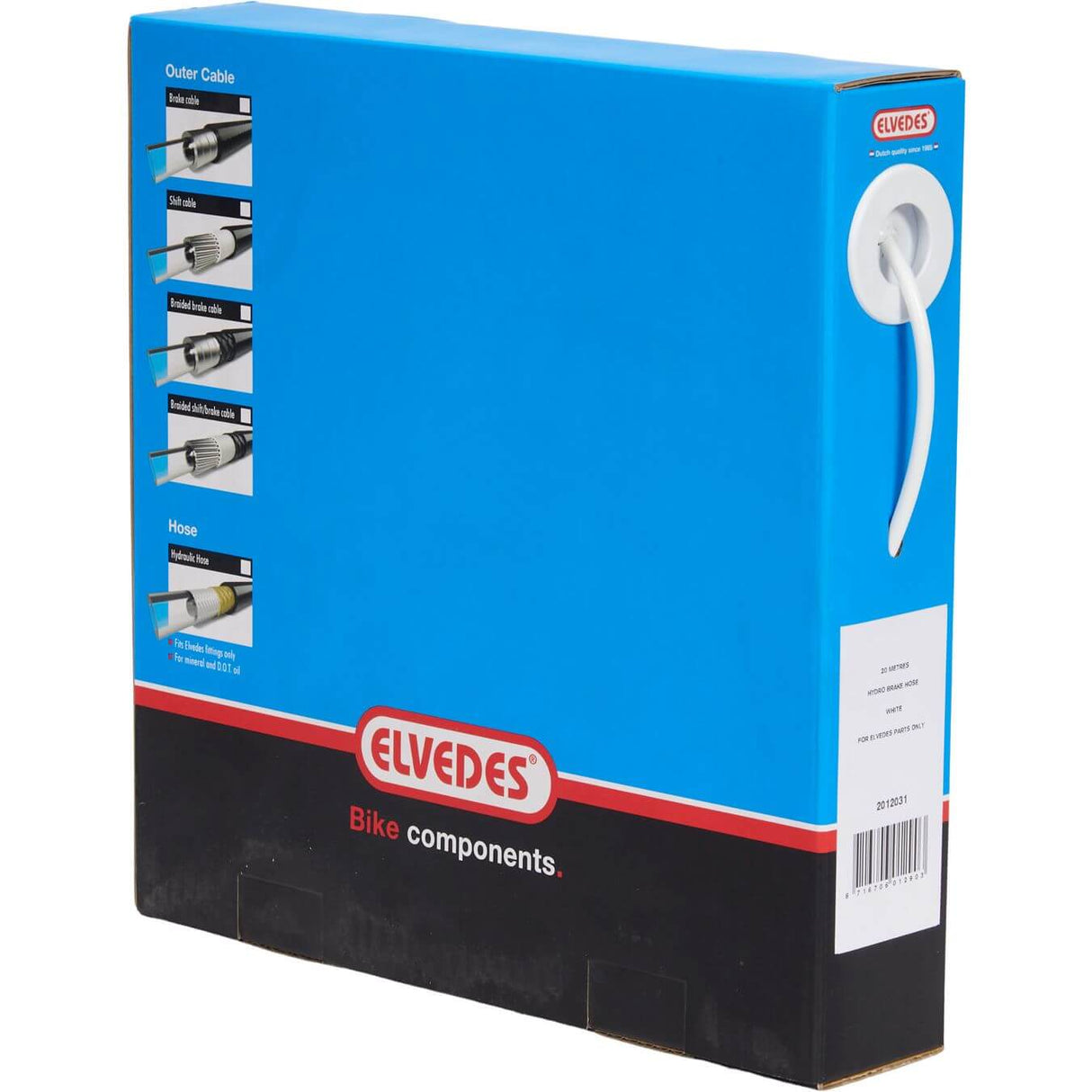 Elvedes Hydro slang 20m PTFE wit 2012031