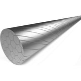 Elvedes schakelbinnenk 2250mm (50) RVS N-nippel 2021056-BOX