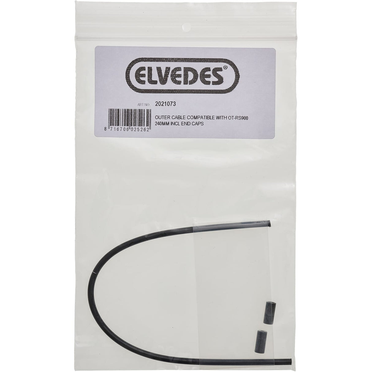 Elvedes schakel buitenkabel 240mm incl.2 ferrules Superflex