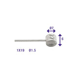 Elvedes rem binnenkabel nippel 7x6