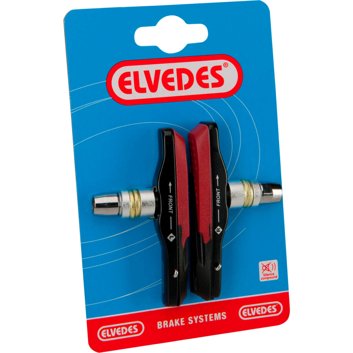 Elvedes V-type velgremblokset 72 mm natte en droge