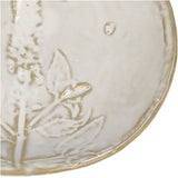 Kersten bord veldbloem keramiek white 11.5x10.5x2cm