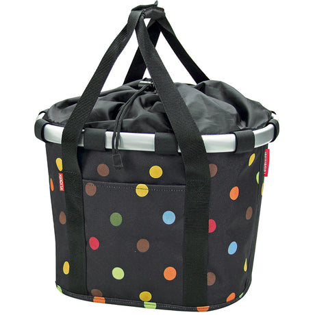 Klickfix rixen kaul fietsmand reisenthel mand dots