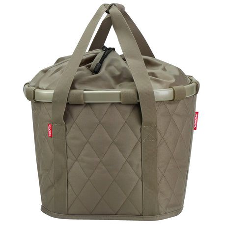 Reisenthel korb bikebasket bikebasket rhombus olive klickfix