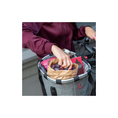 Reisenthel mand bikebasket shop.bag r k bikebasket twist sliver