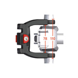 NewLooxs stuurhouder KlickFix E-bike Ø22-26mm klemmen + slot