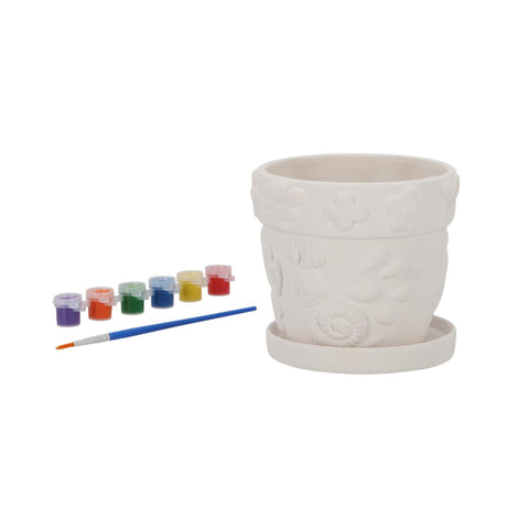 Esschert design schilder je eigen bloempot met insekten 13x13x12cm