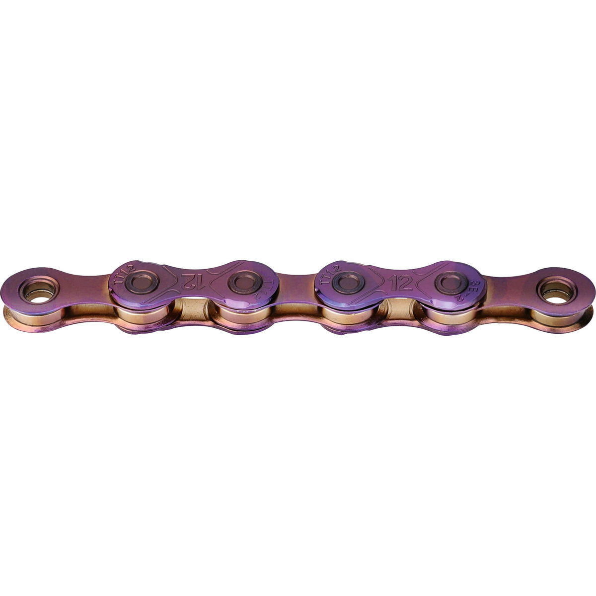 Kmc x12 ti-n waxed chain 1 2 x 11 128 126gl blue