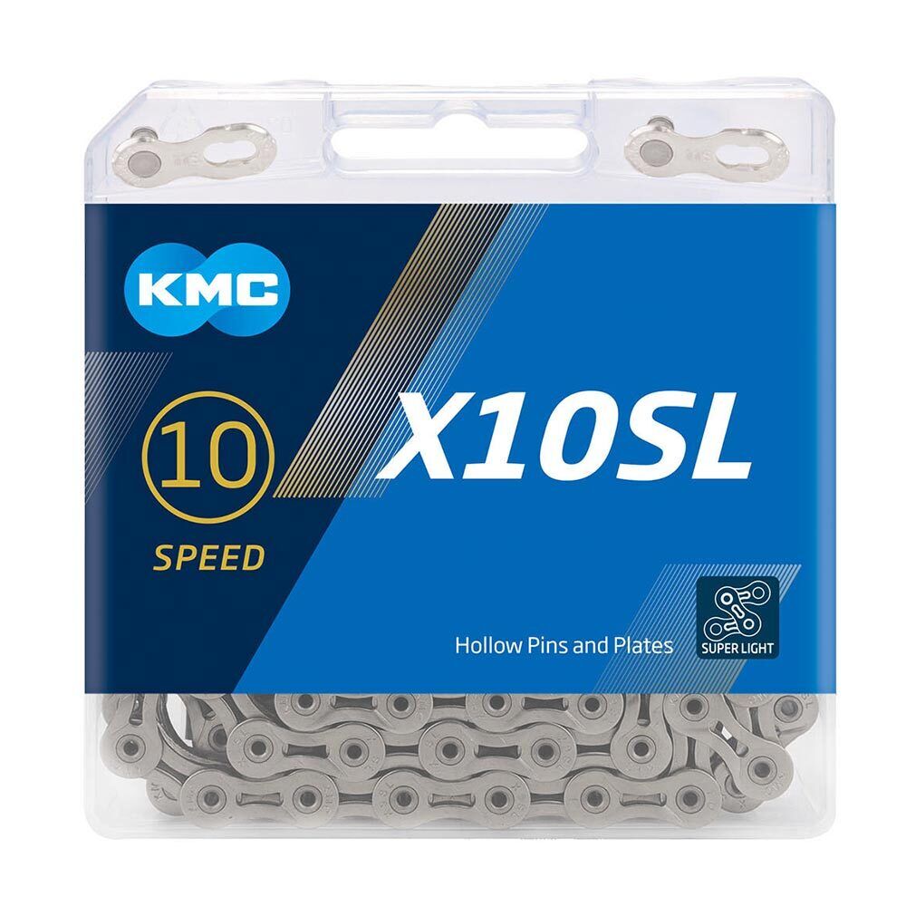 KMC X10SL Zilveren Super Light Fietsketting