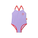 Iconic tones | paars meisjes uv badpak