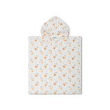Jungle | meerkleurige hydrofiele strandponcho 65 x 65 cm