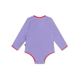 Iconic tones | paars meisjes uv badpak met lange mouwen