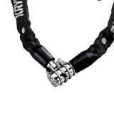 Kryptonite keeper 465 cijferslot - ketting met geïntegreerd combinatieslot – kettingslot fiets – fietsslot elektrische fiets – 65 cm – staal – zwart