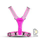 Gato Safer sport led vest usb hot pink one size