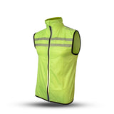 Outwet Windbreaker mesh vest usb led neongeel maat XS