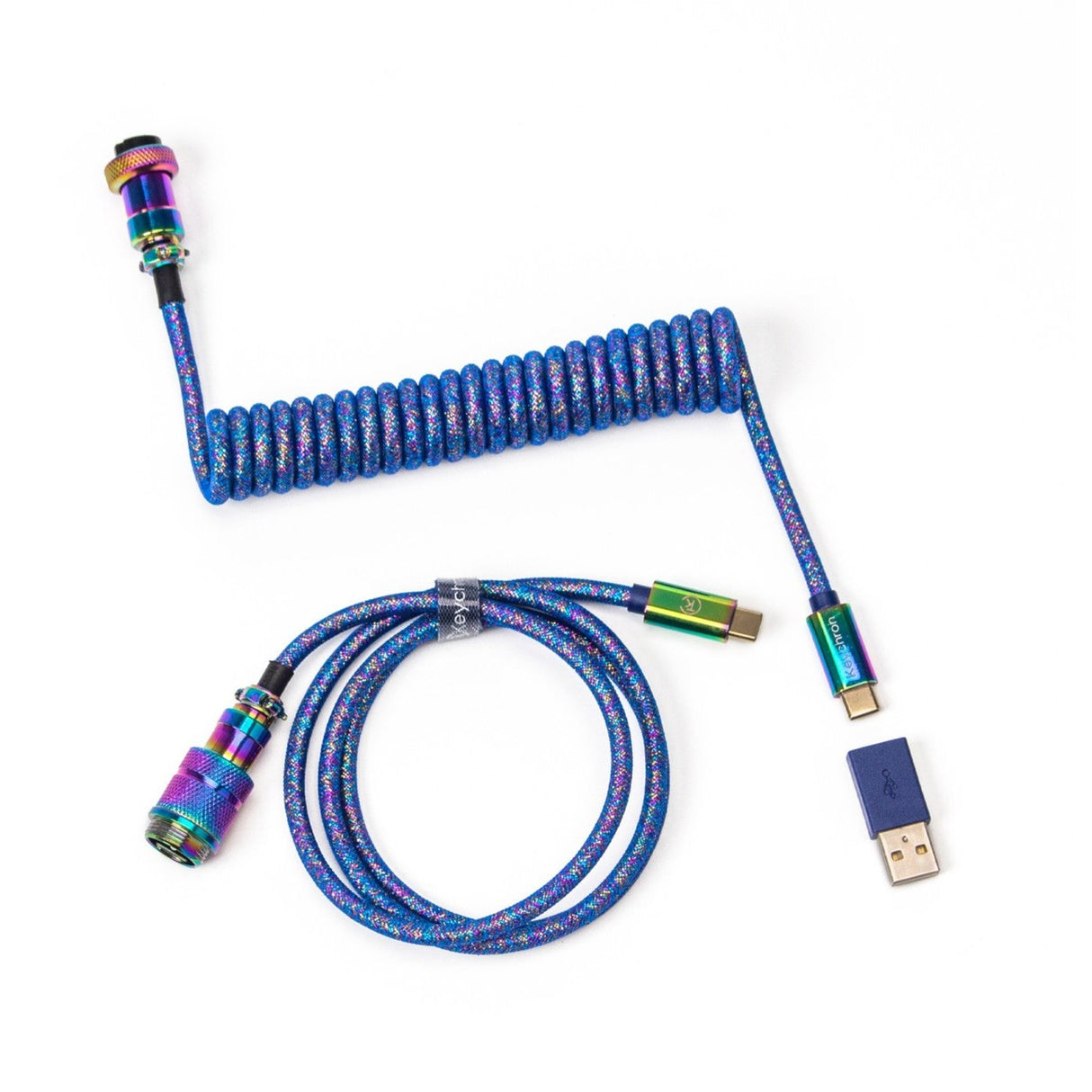 Keychron Premium Coiled Aviator Cable USB-C 3.2 Gen 1
