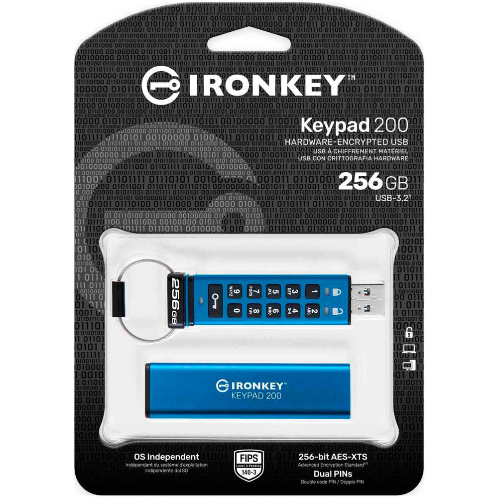 Kingston IronKey Keypad 200 256 GB