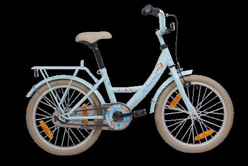 Bikefun Kinderfiets 18 Flower Fun blauw