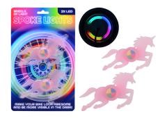 Johntoy Unicorn led spaakverlichting 2 stuks paard multi color