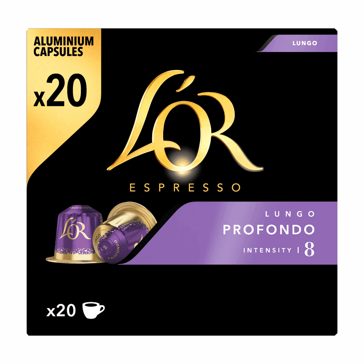 L'or espresso lungo profondo (20 cups)