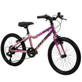 Huffy literide kinderfiets - meisjes - 20 inch - paars roze - twee handremmen