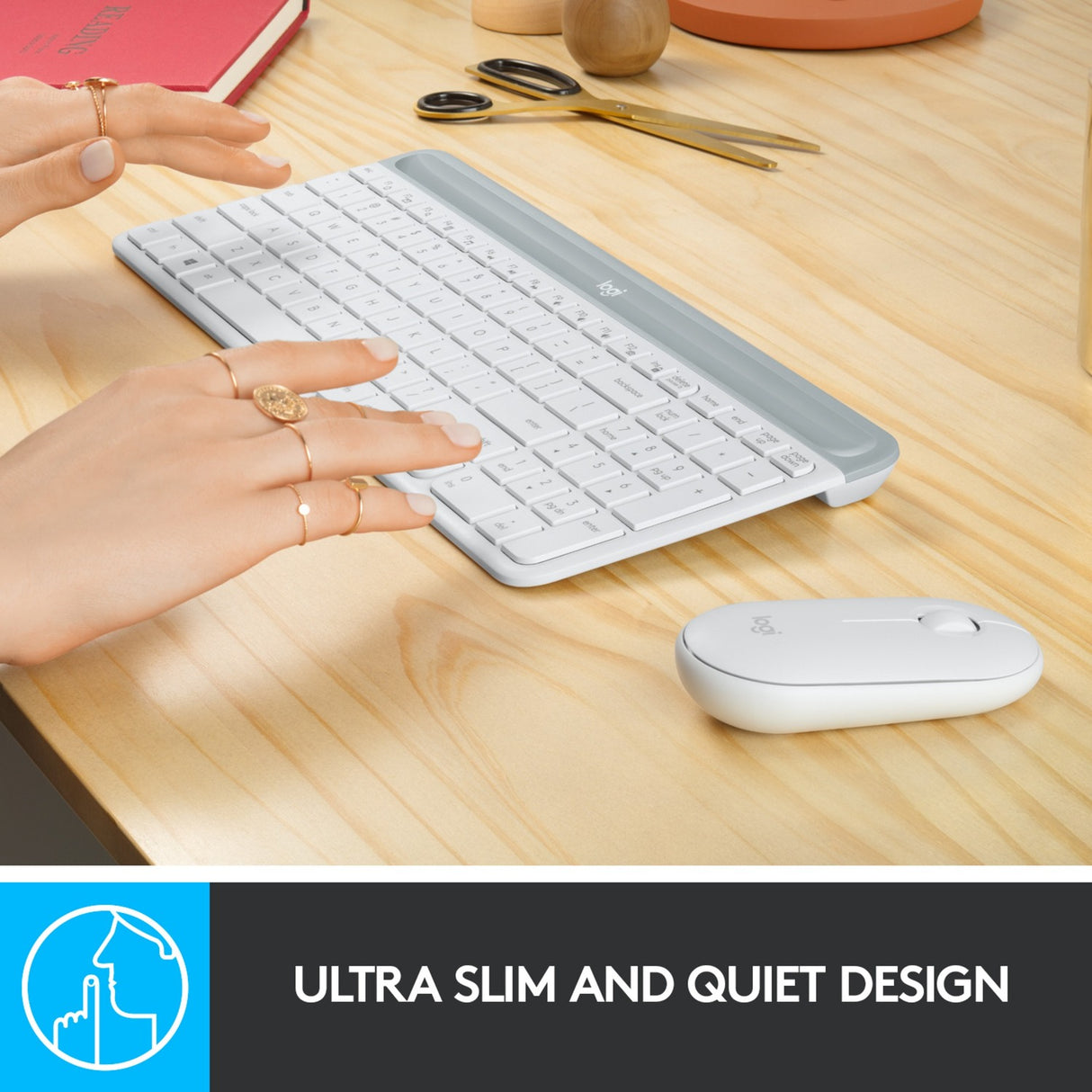 Logitech MK470 Slim Wireless Keyboard and Mouse Combo