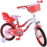 Volare Lovely Kinderfiets Meisjes 16 inch Rood Wit