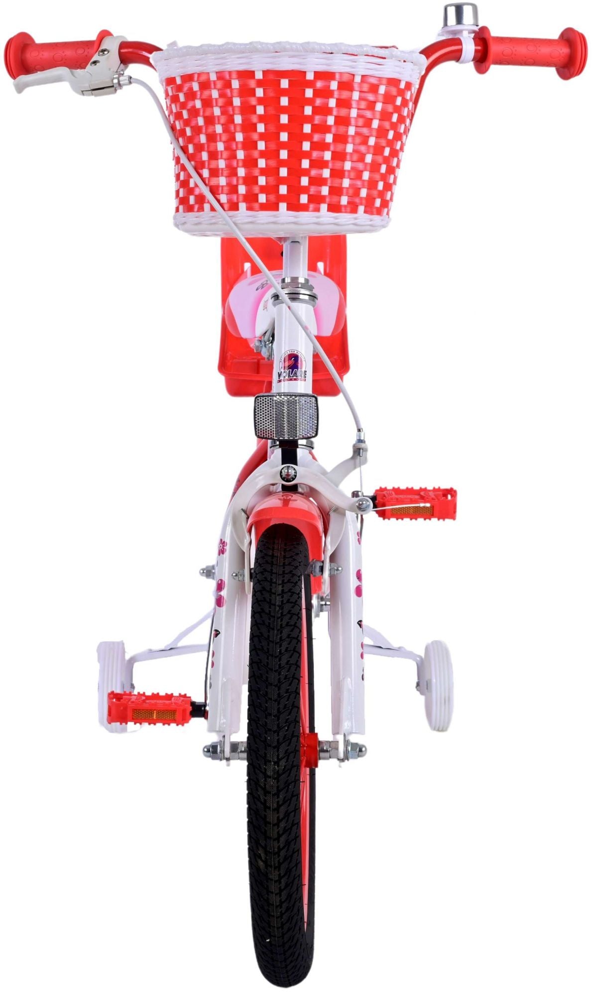 Volare Lovely Kinderfiets Meisjes 16 inch Rood Wit