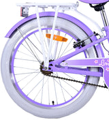 Volare lovely kinderfiets meisjes 20 inch paars twee handremmen