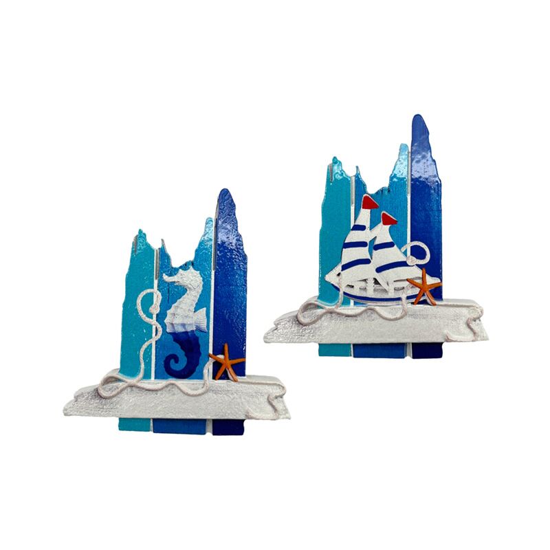 Strand zee magneet strand board zeepaardje boot