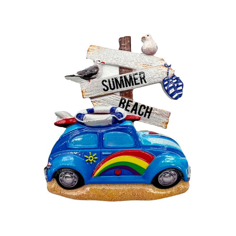 Strand zee magneet strand auto borden