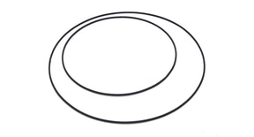 Metal ring 20cm black per stuk