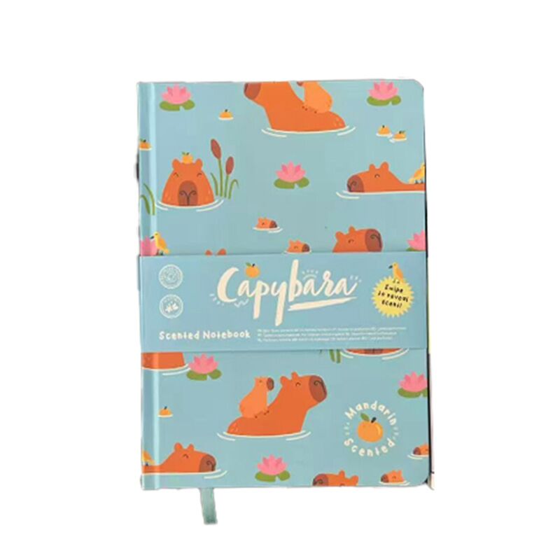 Capybara geparfurmeerd gerecycled a5-notitieboek