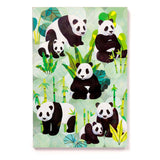 Panda koninkrijk gerecycled a5 gelinieerd notitieboekje