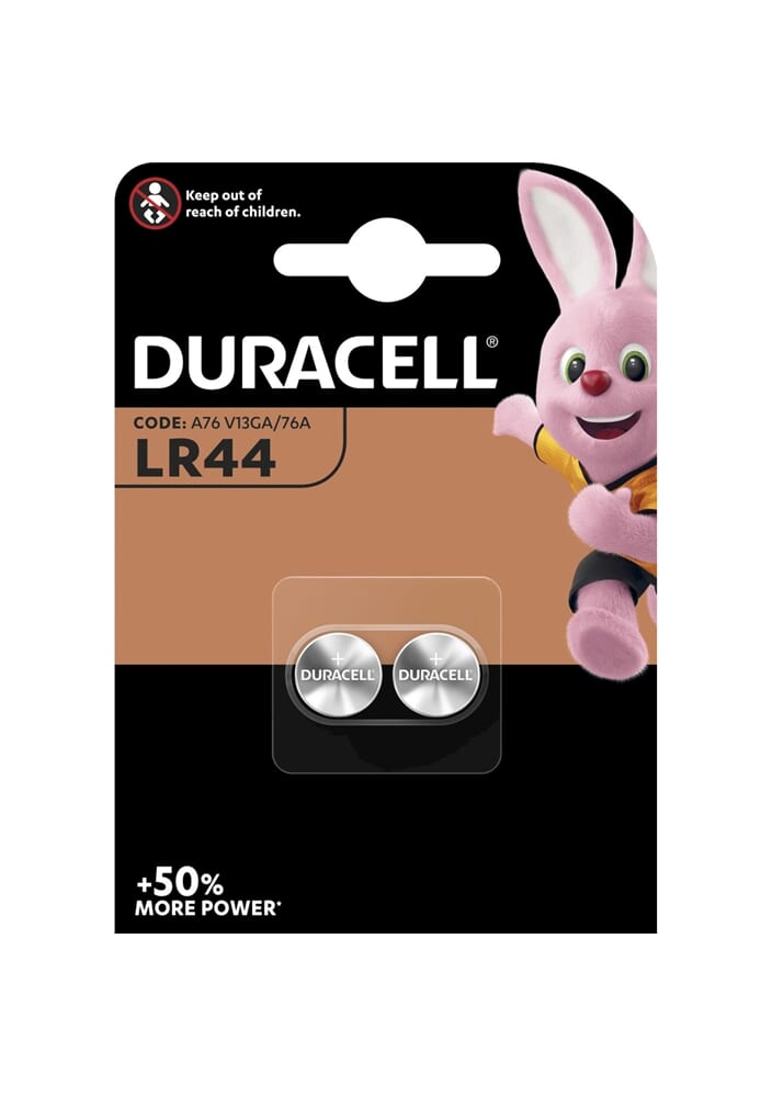 DURACELL Alkaline lr44 a76 v13ga 76a 1.5v blister 2 stuks