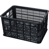 Basil fietskrat L - groot - 40 liter - zwart