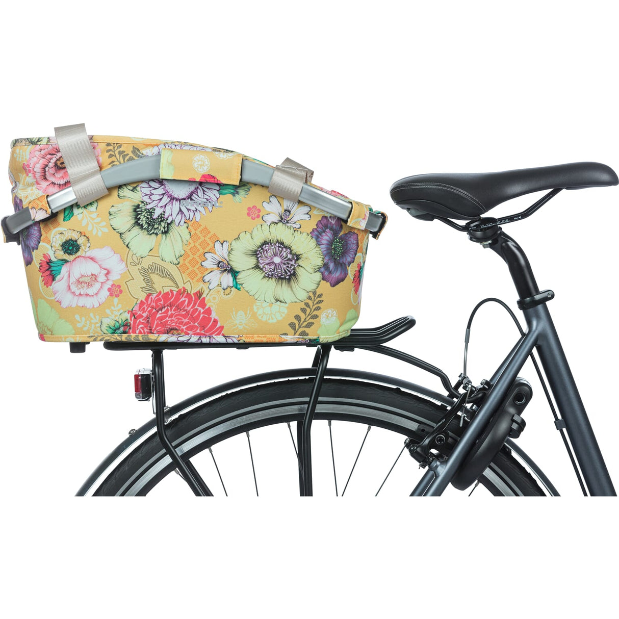 Basil Bloom Field Carry all MIK – fietsmand – achterop geel