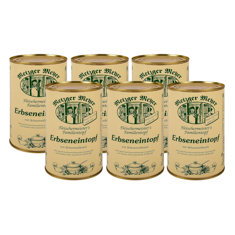 Metzger meyer erbseneintopf (6x 1.2 liter)