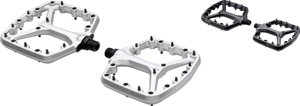 Sixpack racing millenium 4.0 platform pedals | raw