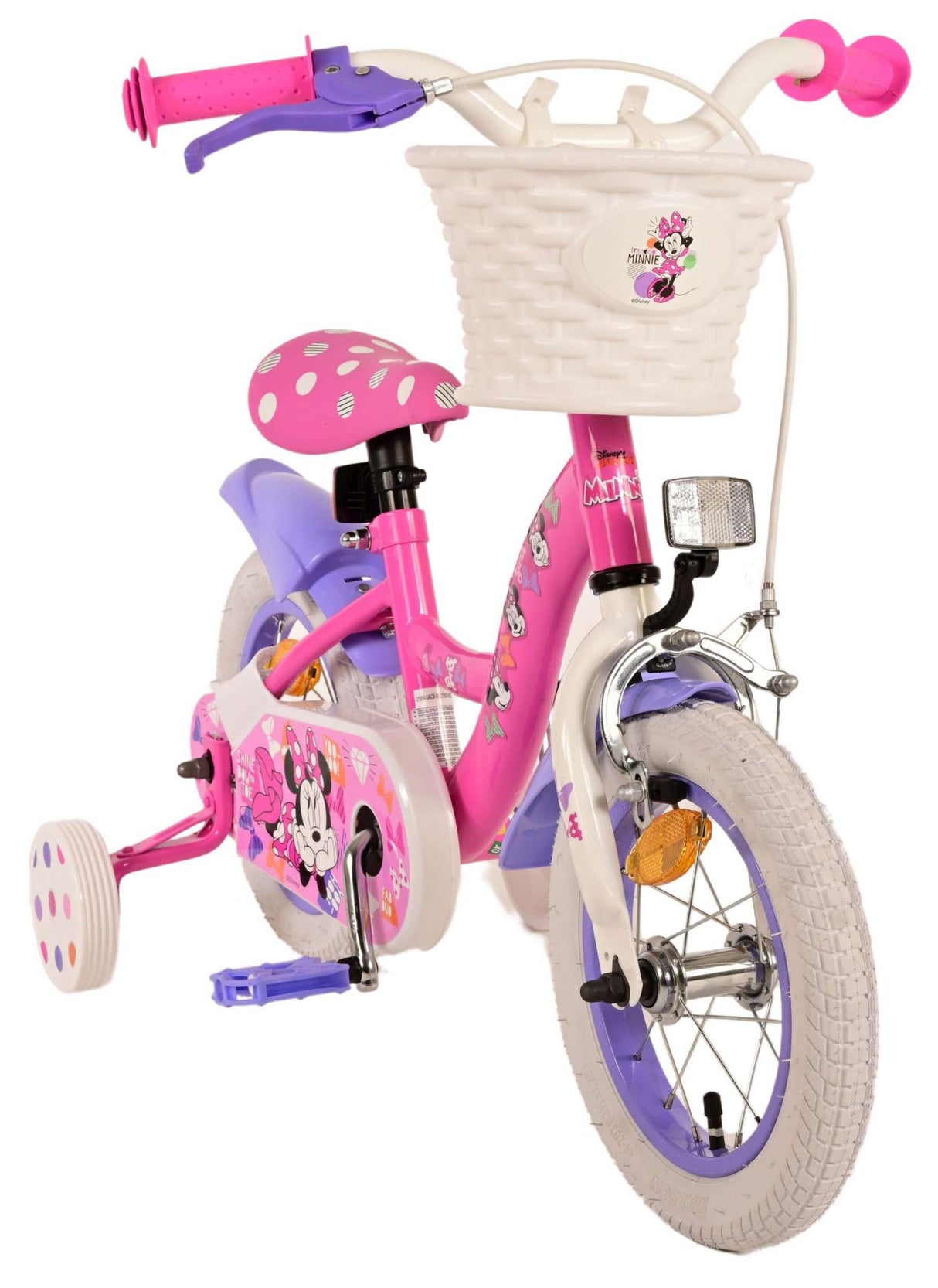 Disney Minnie Cutest Ever! Kinderfiets Meisjes 12 inch Roze