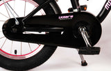 Volare Miracle Kinderfiets - Meisjes - 14 inch - Mat Zwart - Prime Collection