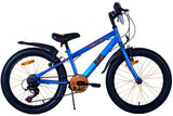 NERF Kinderfiets Jongens 20 inch Satijn Blauw 6 Speed