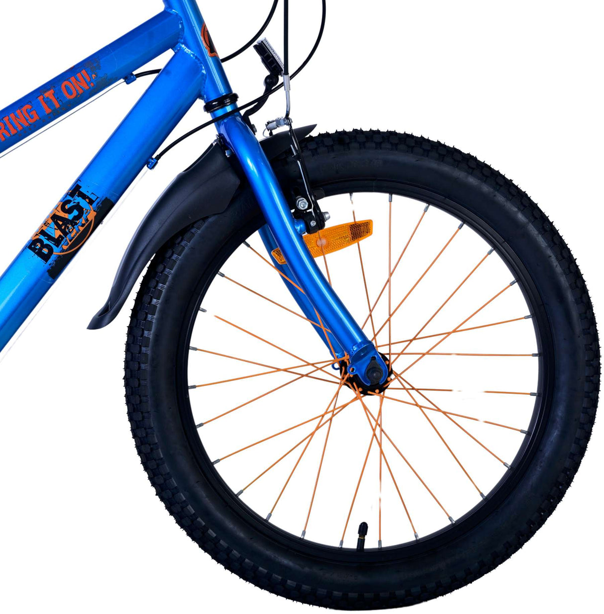 Nerf kinderfiets - jongens - 20 inch - satijn blauw - 6 speed