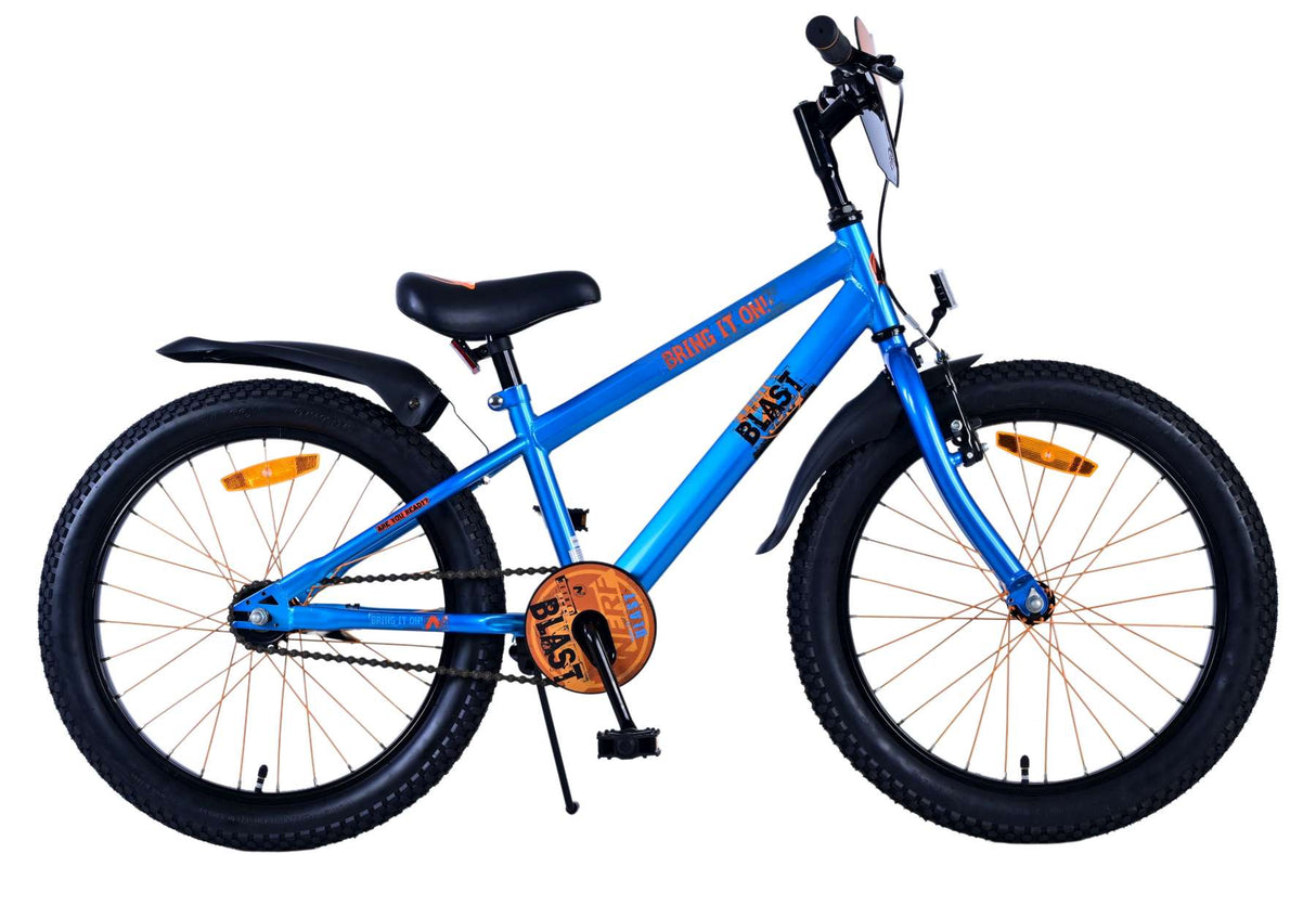 Nerf kinderfiets - jongens - 20 inch - satijn blauw