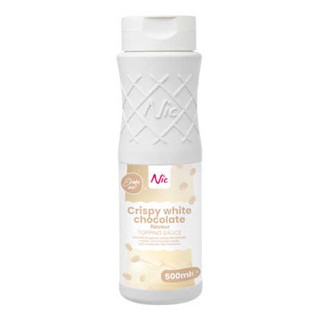 Nic topping crispy white chocolate (500 ml)